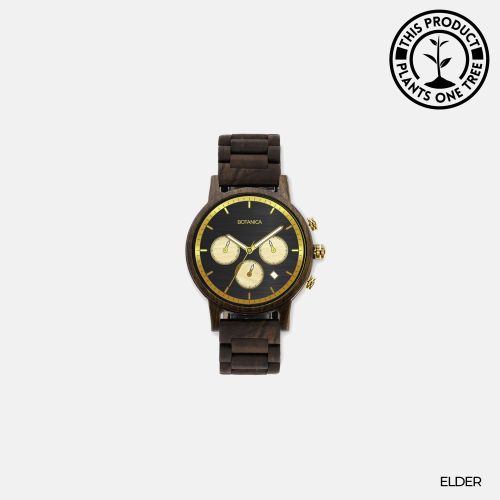 Eldar Woodlink Sandalwood Wood Mens Watch - Botanica