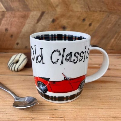 Alex Clark Mug - Old Classic Car