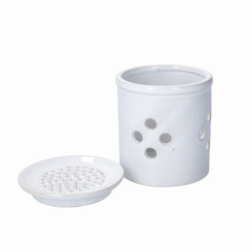 KitchenCraft Idilica Garlic Store with Grater