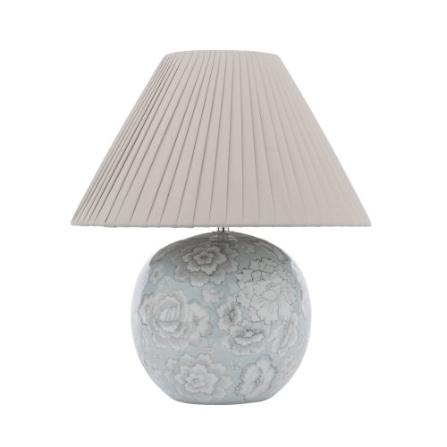 Laura Ashley Montford Table Lamp Blue Ceramic with Shade