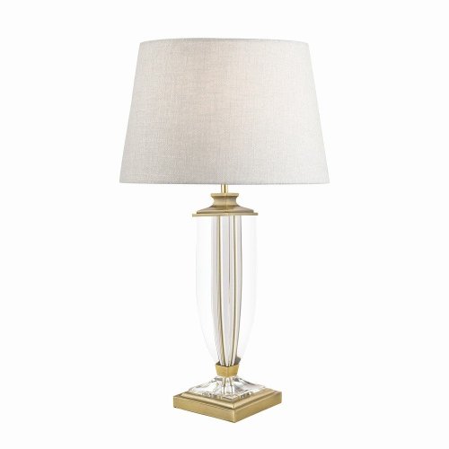 Laura Ashley Carson Large Table Lamp Antique Brass & Crystal Base Only