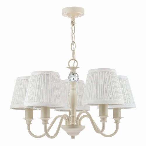 Laura Ashley Ellis 5lt Pendant Ivory with Shades