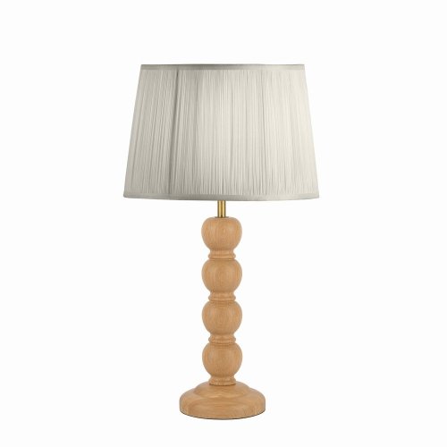 Laura Ashley Maria Table Lamp Wood & Antique Brass Base Only