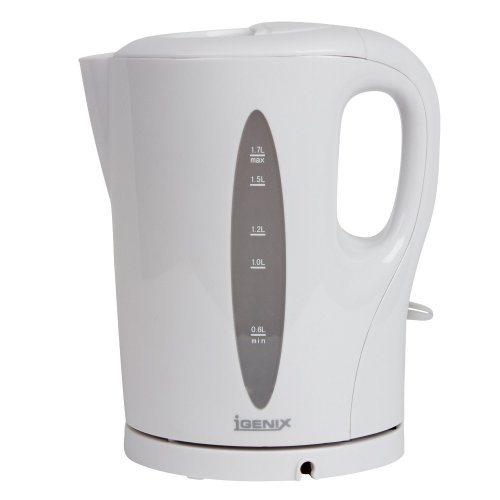 igenix 1.7l cordless jug kettle 2.2kw - white