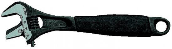 Bahco 9071P Black ERGO? Adjustable Wrench Reversible Jaw 200mm (8in)