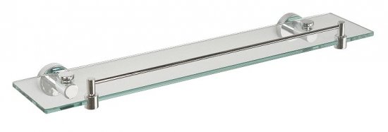 Miller Bond Glass Shelf - Chrome