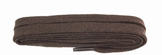 Shoe-String Brown Flat Laces 9mm