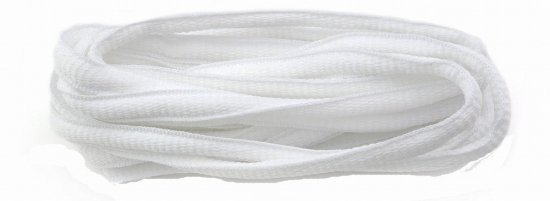 Shoe-String White 6mm Oval Laces - 114cm