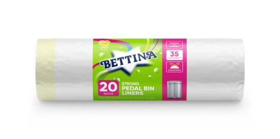 Arix Bettina 20pc Strong Lemon Scented Pedal Bin Liner