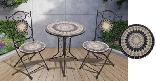 Pagoda Ceramic Mosaic Set