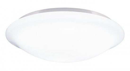 Dar Skye IP44 Round Acrylic Flush Ceiling Light