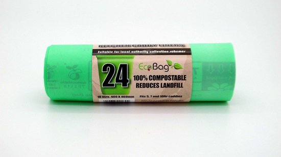 EcoBag 24 x 10ltr Compostable Caddy Liner