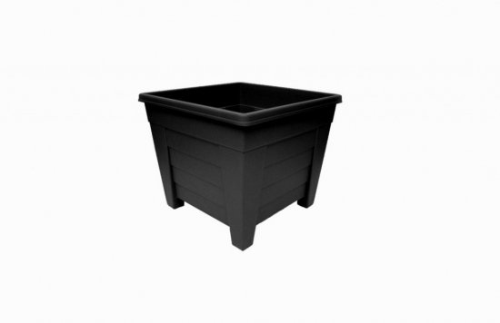 Grosvenor Square Planter 27cm - Black