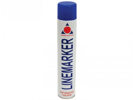 Aerosol Solutions 0904 Line Marking Spray Paint Blue 750ml