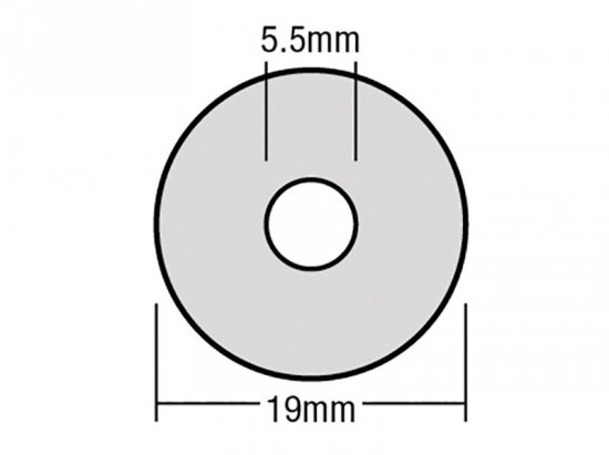 ForgeFix TechFast Bonded EPDM Washer 5.5 x 19mm (Box of 100)