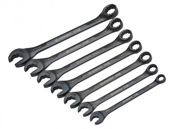 Crescent X6? Open End Ratcheting Spanner Set, 7 Piece