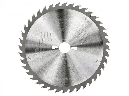 DeWalt Series 60 Circular Saw Blade 250 x 30mm x 40T