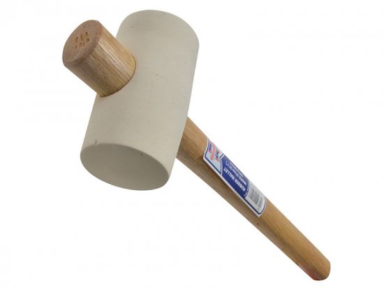 Faithfull Rubber Mallet - White 567g (20oz)