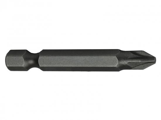 Faithfull Pozi S2 Grade Steel Screwdriver Bits PZ2 x 50mm (Pack 3)