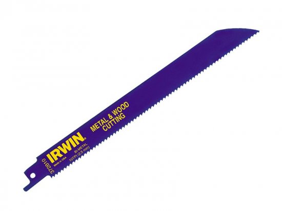 Irwin Sabre Saw Blade 610R 150mm Metal & Wood Cutting Pack of 5