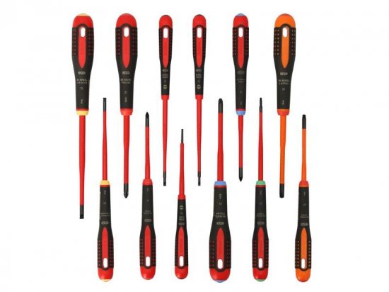 Bahco BE-9878SL ERGO? Slim VDE Insulated Screwdriver Set 12 Piece