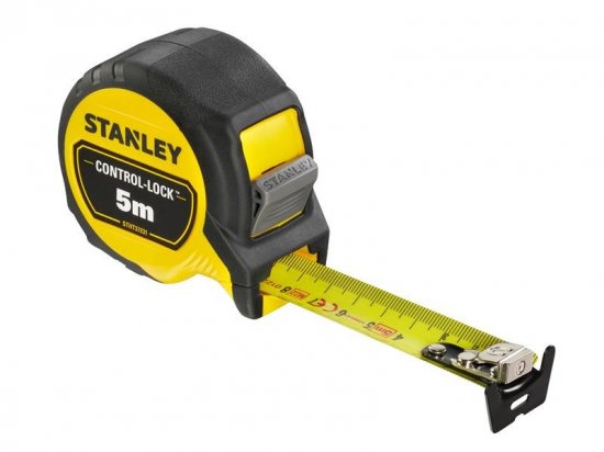 Stanley Tools CONTROL-LOCK? Pocket Tape 5m (Width 25mm) (Metric only)