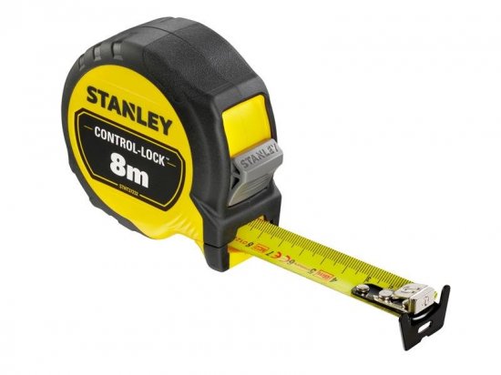 Stanley Tools CONTROL-LOCK? Pocket Tape 8m (Width 25mm) (Metric only)