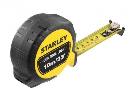 Stanley Tools CONTROL-LOCK? Pocket Tape 10m/33ft (Width 25mm)
