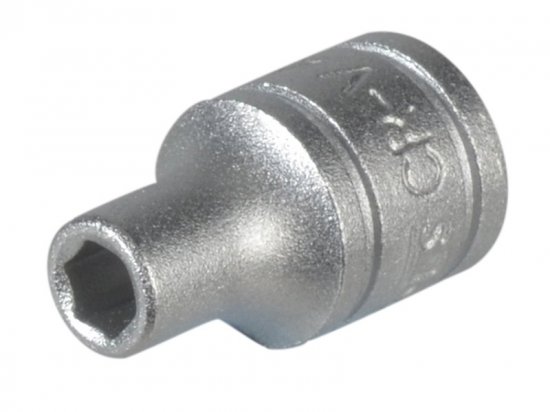 Teng Hexagon Socket 6 Point Regular 1/4in Drive 4mm