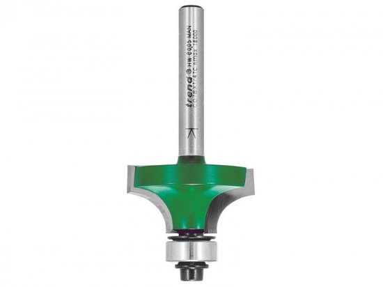Trend C078 x 1/4 TC Round Over Two Flute Cutter 9.5 x 15.9mm