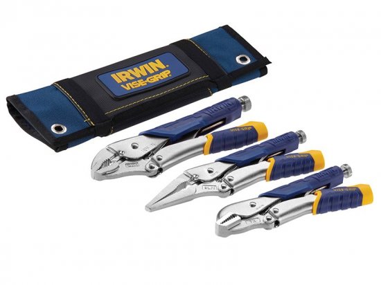Irwin Fast Release? Locking Pliers Set of 3 7R 9LN & 10WR
