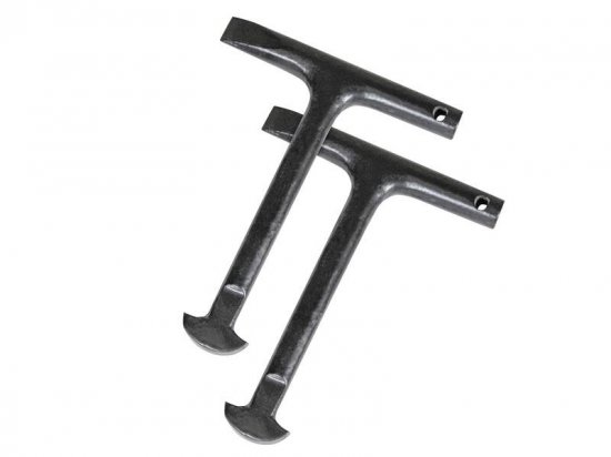 Faithfull Manhole Keys D-Type 125mm (5in) (Pack 2)