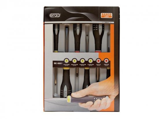 Bahco BE-9881 ERGO? Screwdriver Set 6 Piece