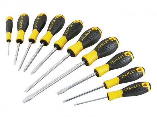 Stanley Tools 0-60-211 Essential Screwdriver Set 10 Piece