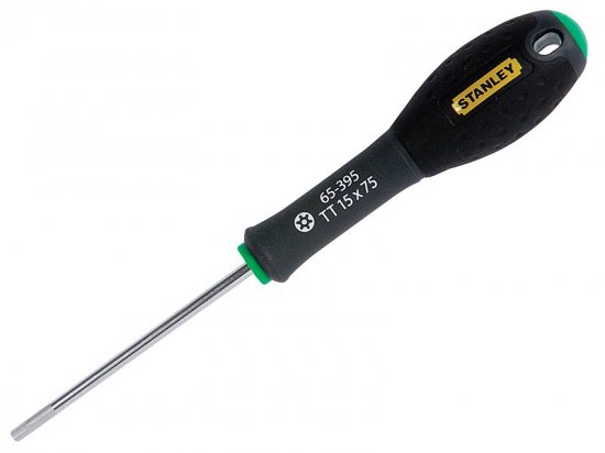 Stanley Tools FatMax Screwdriver Tamper-proof TORX Tip TTX15 x 75mm