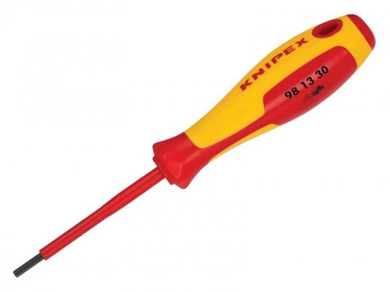 Knipex VDE Screwdriver for Hexagon Socket Screws 3.0mm