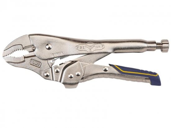 Irwin 10WR Fast Release? Curved Jaw Locking Pliers with Wire Cutter 254mm (10in)