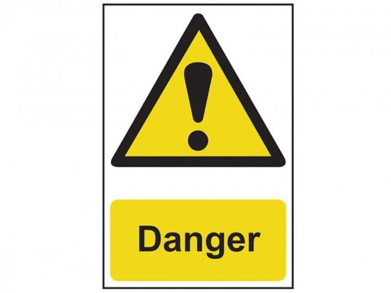 Scan PVC Sign 200 x 300mm - Danger