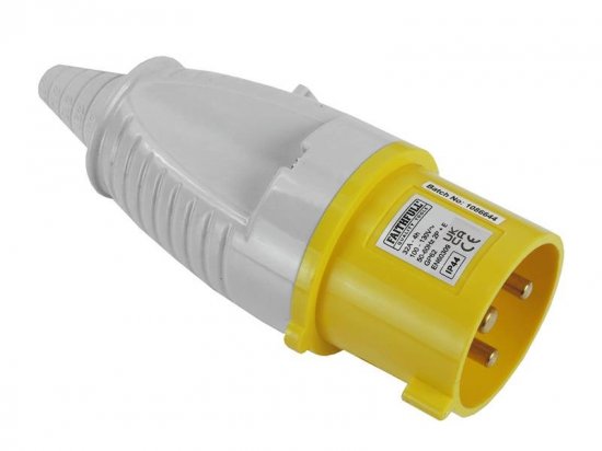 Faithfull Yellow Plug 32A 110V