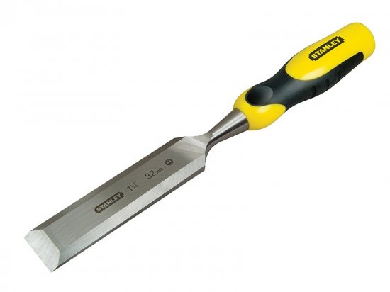 Stanley Tools DYNAGRIP? Bevel Edge Chisel with Strike Cap 38mm (1.1/2in)