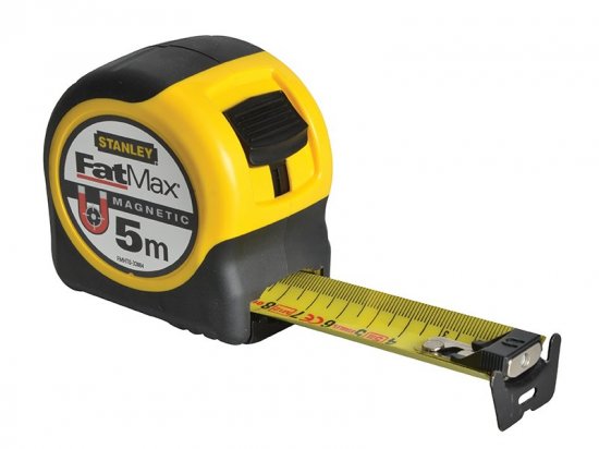 Stanley Tools FatMax Magnetic BladeArmor Tape 5m (Width 32mm) (Metric only)