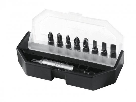 Stanley Tools Slotted/Phillips/Pozidriv Insert Bit Set, 10 Piece