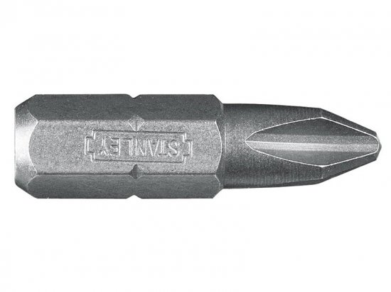 Stanley Tools Phillips Bits PH2 x 25mm (Box 25)