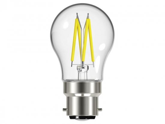 Energizer LED BC (B22) Golf Filament Non-Dimmable Bulb Warm White 470lm 4W