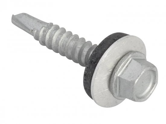ForgeFix TechFast Hex Head Roofing Screw Self-Drill Light Section 5.5 x 32mm (Pack of 100)