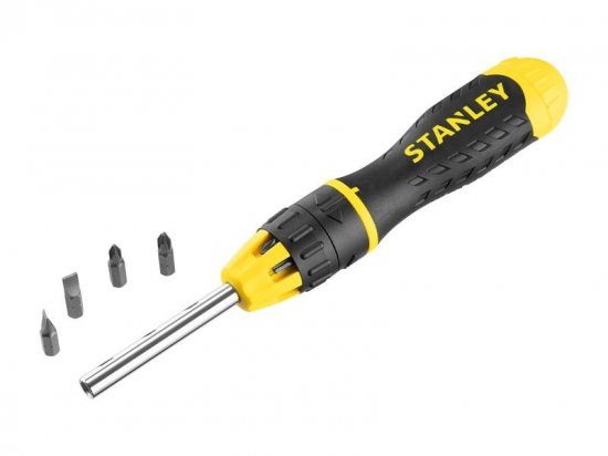 Stanley Multibit Ratchet Screwdriver with 10 Bits 1/4