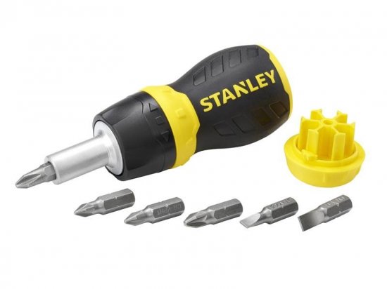 Stanley Multibit Stubby Screwdriver with Bits