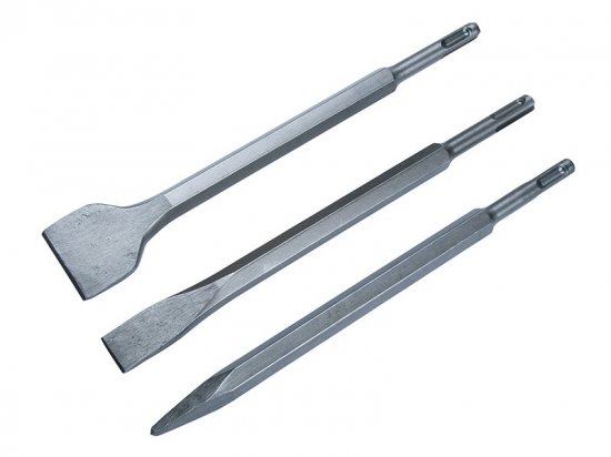BlueSpot Tools SDS Plus Chisel Set 3 Piece