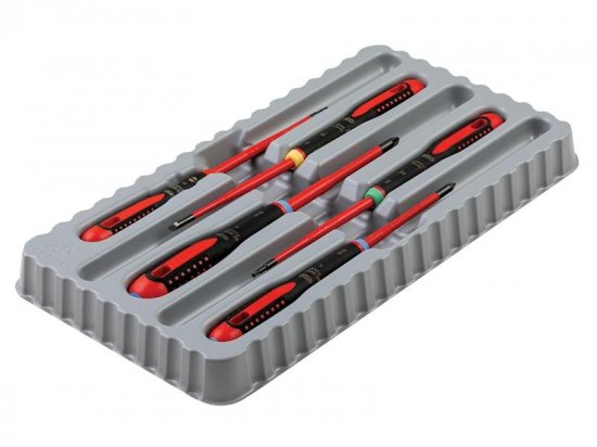 Bahco BE-9872SL ERGO? Slim VDE Insulated Screwdriver Set 5 Piece
