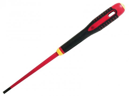 Bahco ERGO? Slim VDE Insulated Slotted Screwdriver 3.0 x 100mm